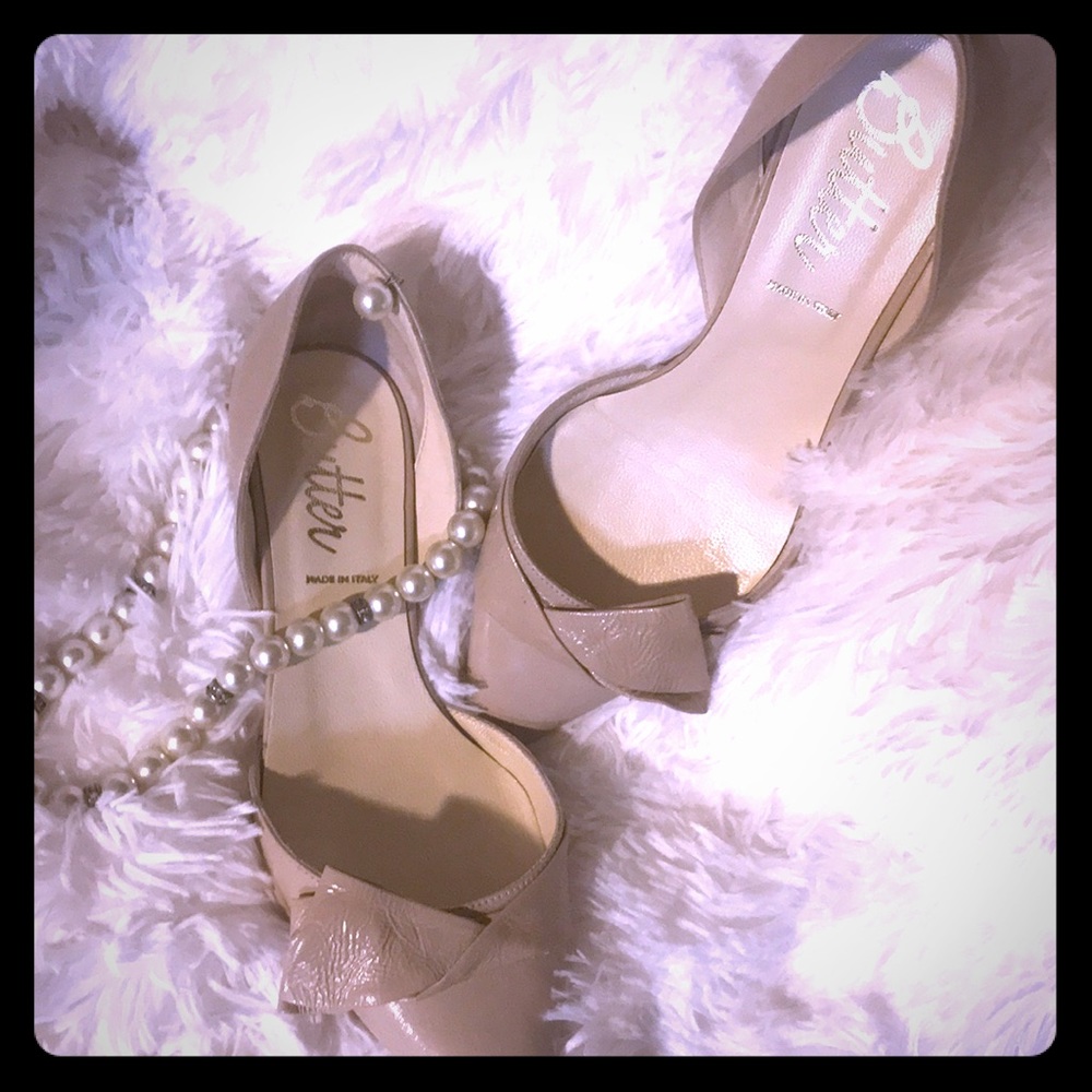 Butter d’orsay kitten heels